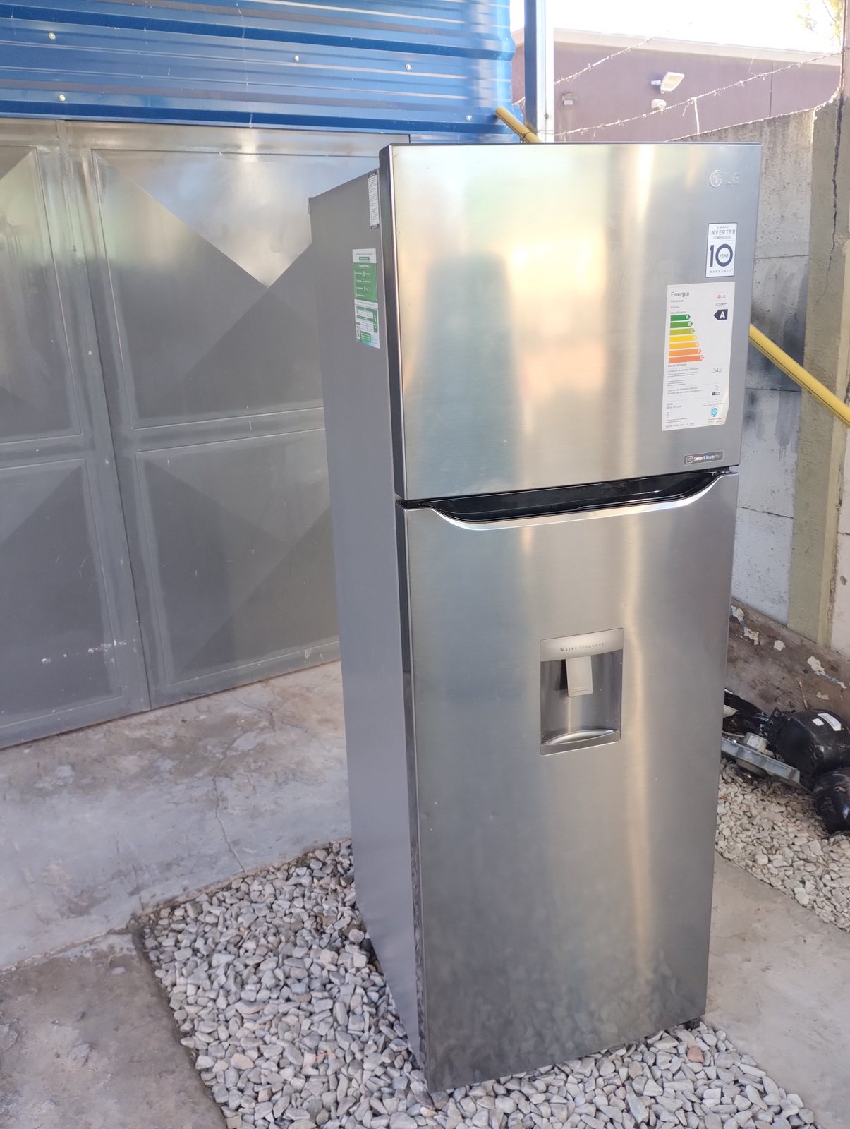 Heladera LG gt32wpp - trabajo real de ElectroBahia Servicios en Bahía Blanca