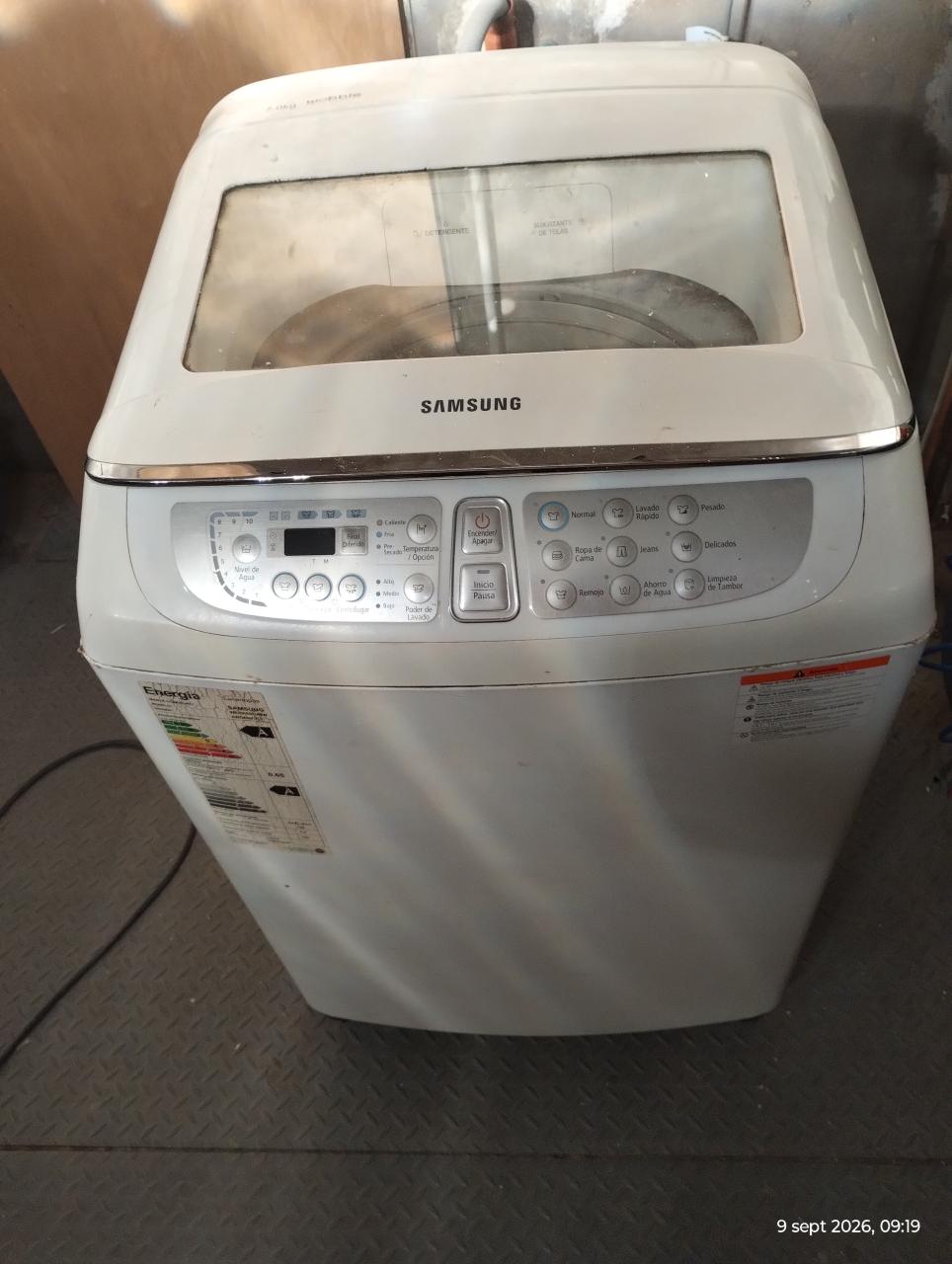 Lavarropas Samsung WA70F5S4 - trabajo real de ElectroBahia Servicios en Bahía Blanca