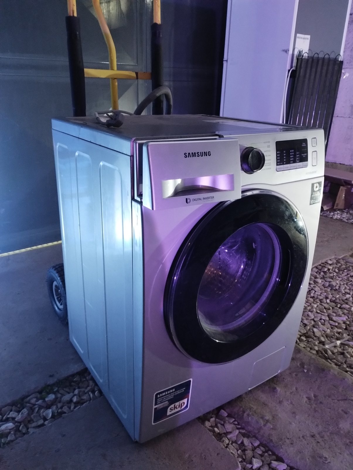 Lavarropas Samsung WW90J5410GS - trabajo real de ElectroBahia Servicios en Bahía Blanca